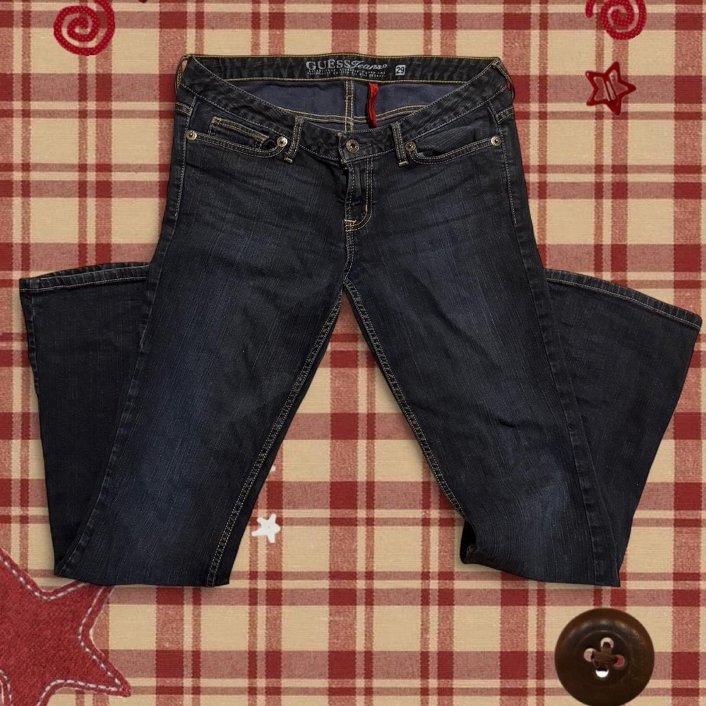 GUESS Women's Indigo Boot Cut Jeans